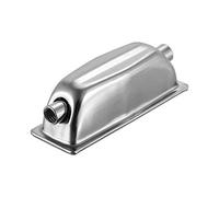 5pcs Ganchos de Buque Rectangulares de Tambor Rectangular de Doble Extremo, Piezas de Reemplazo de Metal con Chapado Cromado para Accesorios de Tambor de Trampas