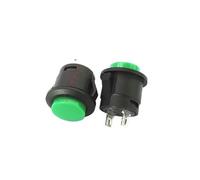 5PCS green Cassette Inching Switch Button Switch Button R13-507 16mm Round Since the reset switch