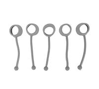 5PCS Grip Strengthener Finger Covers, 20LB Hand Strength Trainer Tip Stretcher Puntas de Silicona Grey Finger Stretcher Bands para Ejercicios de Dedos