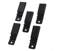 5pcs Hierro Clip De Cinturón Con Manganeso Acero Primavera Gancho Hebilla Para Cartera Bolsillo Llaves Llevar Soluciones