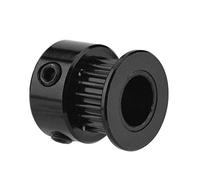 5pcs Impresora 3D 2GT Polea de Correa de Distribución 6 Mm de Ancho, 20T 20 Dientes de Aluminio 2GT Polea de Correa de Distribución para Impresora 3D, Negro (Agujero interior de 20 dientes 8MM)