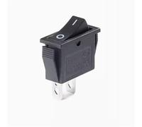 5pcs KCD3 Rocker Switch 16A 250VAC/ 20A 125VAC 2/3 Position Electrical Equipment With Light Power Switch ON-OFF ON-OFF-ON(Black 2P2T)