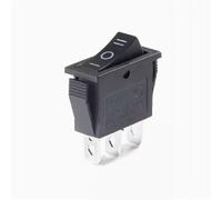 5pcs KCD3 Rocker Switch 16A 250VAC/ 20A 125VAC 2/3 Position Electrical Equipment With Light Power Switch ON-OFF ON-OFF-ON(Black 3P3T)