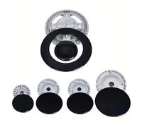 5pcs Kit de Quemadores y Cubrequemador, Cocina de Gas Butano, Quemadores Cocina Gas, Estufa de Gas, Tapa de Llama para Quemador de Gas Adecuado para Quemador de Estufa de Gas SABAF
