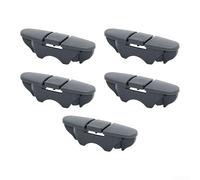 5pcs Lavavajillas Rail Stop Clip trasero para corredor Rail Cap para WPW10508950 W10199682 evita que la cesta se caiga, fácil de instalar, gris