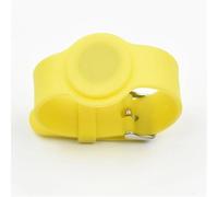 5pcs/lot 13.56Mhz NFC Smart 1K S50 Silicone Wristband Electronic Bracelets Wrist Band(Yellow)