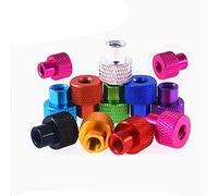 5pcs / lot M3 M4 m5 m6 m8 Marco de aluminio colorido Apriete a mano Tuerca de brida paso moleteado tuerca de pulgar-M6 5pcs, rojo