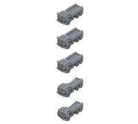 5PCS M1084 FMTV MTV Camión Cargo MHE 1/350-1/700 Modelo Resina 3D | M1084 FMTV MTV Camión De Carga With MHE, US Army Moderno, Vehículo Táctico Medio, Modelo Resina DIY Sin Pintar(1/350(2.04CM))