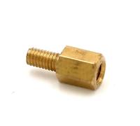 5pcs M3*6+6mm Thread Male x Female Hexagonal Brass PCB Standoffs Spacers