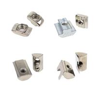5pcs M3-M10 T-Slot Sliding Nuts Spring Ball Insert Nuts For 20/30/40/45 Series Aluminum Profile Rail Track(Spring ball nut,30 series M4)