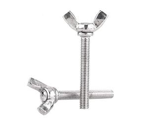 5pcs M5 DIN316 Tornillos de Mariposa de 2 Alas de Acero Inoxidable 304 Junto de Sujetador Roscado (M5*40mm)