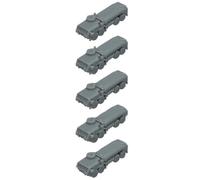 5PCS M978 HEMTT Camión Cisterna 1/350-1/700 Modelo Resina 3D | M978 HEMTT Camión Cisterna, US Army Moderno Camión Pesado De Combustible, Modelo Resina DIY Sin Pintar(1/700(1.38CM))