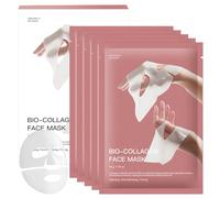 5Pcs Mascarilla de Colageno Facial Mascarilla Colageno Facial Coreana Collagen Mask Mascari-lla Coreana De Colá-geno Hidratante Antiedad Reafirmante Reducción de arrugas