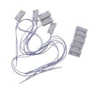 5Pcs Mc-38 Cableado Interruptor Magnético Del Sensor de La Ventana de La Puerta Para Sistema de Alarma Para El Hogar, Cuando El Sensor Junto,