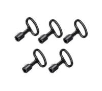 5pcs Metal Triangle Key Triangular Key Meter Box Key Gas Meter Key for Gas Water Electric Meter Cabinet