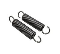 5pcs Muelles extensión gancho S abierto, WD 1mm, OD 5mm, Longitud 20mm