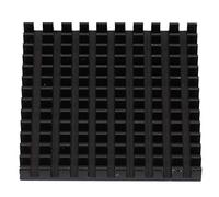 5pcs P4005-B Disipador de Calor de Aluminio Módulo de disipador de Calor Enfriador de Aleta Placa de radiador de Calor Refrigeración para CPU Enrutador de Chip electrónico Tono Negro 40 * 40 * 5 mm