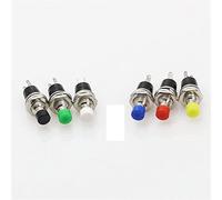5pcs PBS-110 7MM Interruptor de botón pulsador momentáneo Presione el interruptor de reinicio Botón de encendido y apagado momentáneo (Color : Red, Size : Press to Power up)(Red,Press to power up)