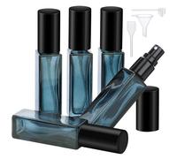 5pcs Perfume Bottle Spray Empty Perfume Atomizer Refillable with 3 Accessories Leak-proof Fine Mist High-end Travel Bottle(8ml)