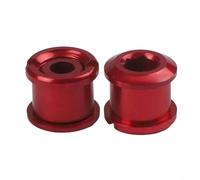 5PCS Pernos de plato doble para bicicletas Tornillos de aleación de aluminio y llave para un fácil montaje (negro)