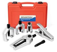 5pcs Profesional Kit de Herramienta de Servicio de Extremo Frontal, Pitman Brazo Extractor, Separador de rótula Extractor de Extractor de Eje Herramienta