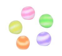 5Pcs Rainbow Stress Ball Slow Rebound Fidget Toy Pack Stretchy Squeeze Ball Relieve Anxiety Party Supplied Toys for Kids Adults Special Needs Autism A