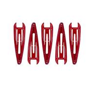 5pcs Red Devil Hair Clips Accesorios Portátil Rojo Diablo Pinzas para el Cabello Cómodo Sin Cabello Dañino