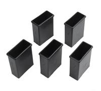 5pcs Reducción de Ruido Insertos de Tubo Cuadrado para Equipo de Fitness Marcos 40x80mm a 30x70mm Solución de Adaptación de Tamaño