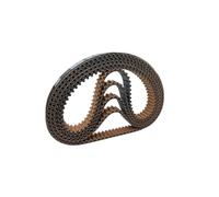 5pcs S2M164~S2M172 SUPER TORQUE Timing Belt | G Motor Tools Sander Treadmill Pulley Circular Teeth Rubber Belt(S2M166,20mm)
