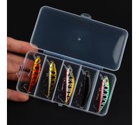 5pcs/ Señuelos de Pesca Minnow Sumergibles Artificial Postura de Natación Realista Ojos Naturales 3D Wobbler Accesorios de Pesca