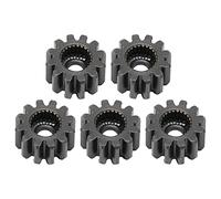 5pcs Servo Spur Gear Steel Práctico Piezas industriales prácticas 24 Spline de dientes internos, engranaje del piñón del eje de dirección y módulo del kit de buje 0.812 Tooth (12 dientes) (15 (40