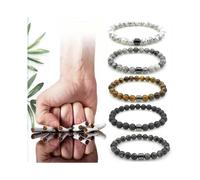 5PCS Smoking cessation bracelets, anti-anxiety bracelets for men and women, healing bracelets, magnetic anti-smoking bracelets, anti-smoking magnetic