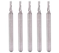 5pcs Spiral Router Bit Tungsten Steel Milling Cutter Efficient Wood Carving Tool