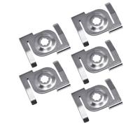 5Pcs Stainless Steel Adjustable Ceiling Grids Clips For T Rod Fixtures Stable Mounting Solution For Customs Lighting Heavy Type Ceiling Curtain Rail Clamps