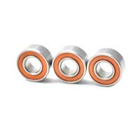 5pcs Stainless Steel Hybrid Ceramic Ball Bearings, Suitable for industrial machinery, as a bearing replacement, low noise.,Como se muestra,3x6x2,5 mm
