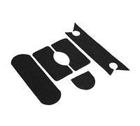 5pcs Strong Adhesivo Adhesivo Patch de Casco Militar Accesorio de Bucle de Gancho para Cascos IBH Fácil Instalación y (Black)