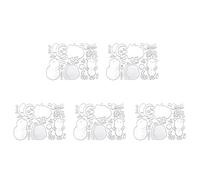 5pcs Temes Corte Navidad Muerte Para Tarjetas Que Hacen Álbum Álbumes Recortes