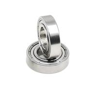 5pcs Thin Section Deep Groove Ball Bearings, Suitable for industrial machinery, as a bearing replacement; low noise.,Como se muestra,6x15x5