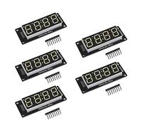 5pcs TM1637 0.56 pulgadas pantalla blanca tubo digital, módulo de control de pantalla de tubo LED de 4 dígitos 7 segmentos