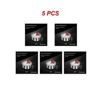 (5pcs, White) 1/3/5PCS White Clock Timer Magnetic Backing Eye-catching Dial Timer Stainless Steel Visual Timer Stainless Steel Timer Durable