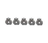 5pcs Wire Cup Sound Click Holder en acero inoxidable para pescadores (A)