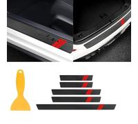 5Piez Decoración para Estribos Fibra Carbono Pegatinas para VW Passat CC | Typ 35 | Bj. 2008-2012, Pegatinas Protective de Umbral de Puerta Puerta Estribos Coche Protectores Umbral Puerta
