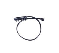 5piezas 40Cm 1 una 5 4-Pin TX4 PWM Fan CPU HUB Splitter PC Case Chasis Cooler Extension Cable Adapter Controller