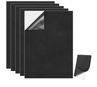 5piezas Lámina de Espuma Autoadhesiva,Negro Foam EVA Impermeable,Placas de Goma Neopreno de Celda Cerrada,Almohadilla Protectora Antideslizante y Amortiguadora,para Protección de Muebles