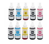 5pk 70 ml de Tinta de Tinte Compatible con L200 L210 L222 L100 L110 L120 L132 L550 L555 L300 L355 L362 Impresoras(4BK 2C 2Y 2M)