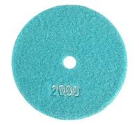 5pulgadas/125mm Disco de Pulido de Diamante Húmedo Almohadilla de Pulido de Diamante Pulidora para Mármol de Granito Piedra de Hormigón(2000)