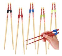 5pzs Ayudantes Palillos Entrenamiento para Niños Adultos, Reutilizables Juego de Entrenador Palillos Antideslizante Herramienta Asistente para Principiantes Personas Mayores