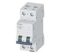 Siemens Interruptor automático magnetotérmico 5SL62107 2P 10A Curva C 6kA 400V
