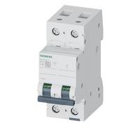 Siemens Interruptor automático magnetotérmico 5SL62167 2P 16A Curva C 6kA 400V