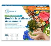 5Strands Prueba de intolerancia y deficiencia, 444 artículos probados, incluye 3 pruebas, intolerancia alimentaria, sensibilidad al medio ambiente, desequilibrio nutricional, kit de recolección de